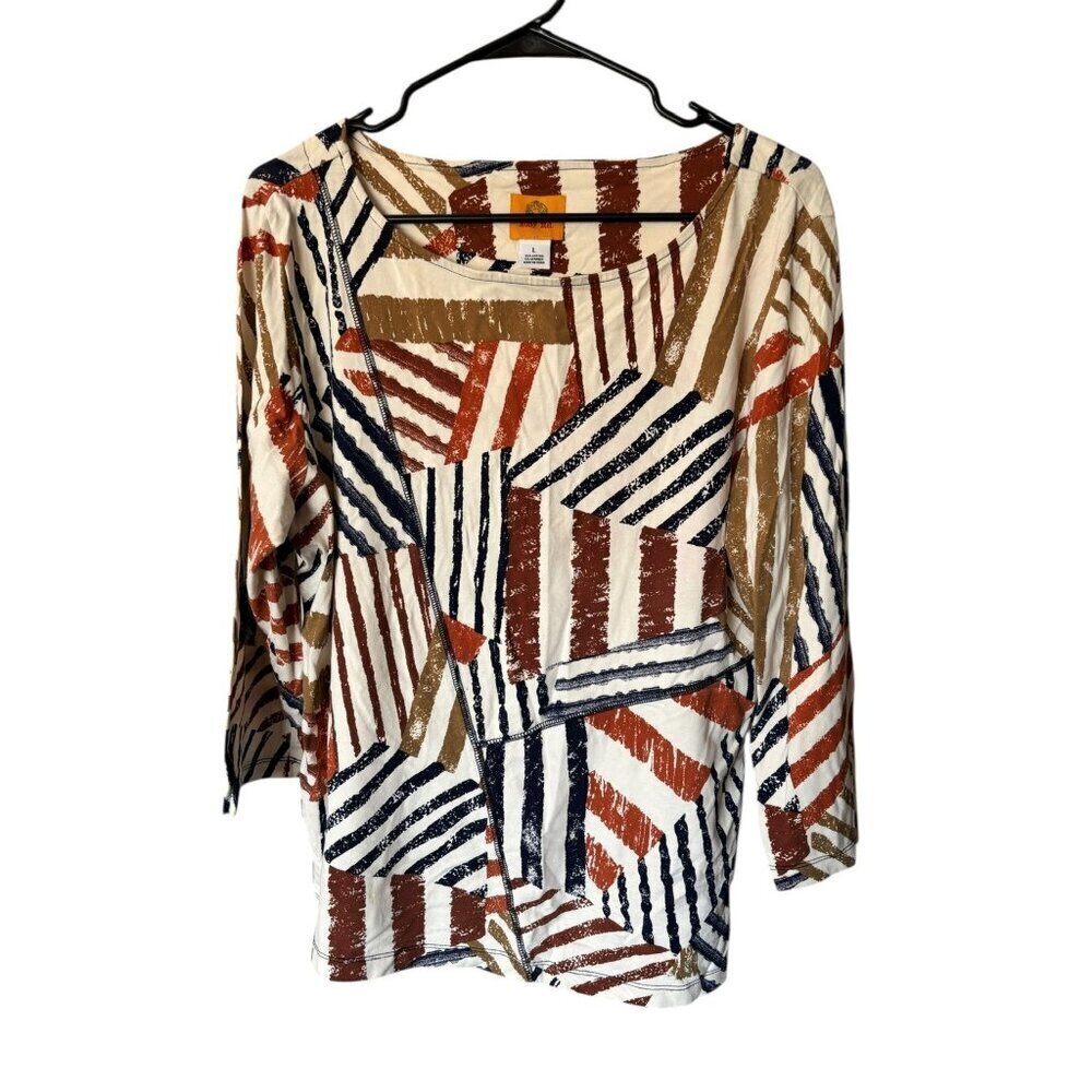 Ruby Rd. Women's Multicolor Top - Picture 2 of 6
